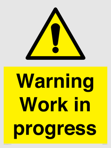 Warning Work in progress